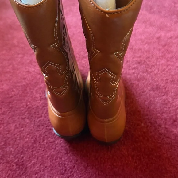 Women's Tan Western Boots - Picture 4 of 4